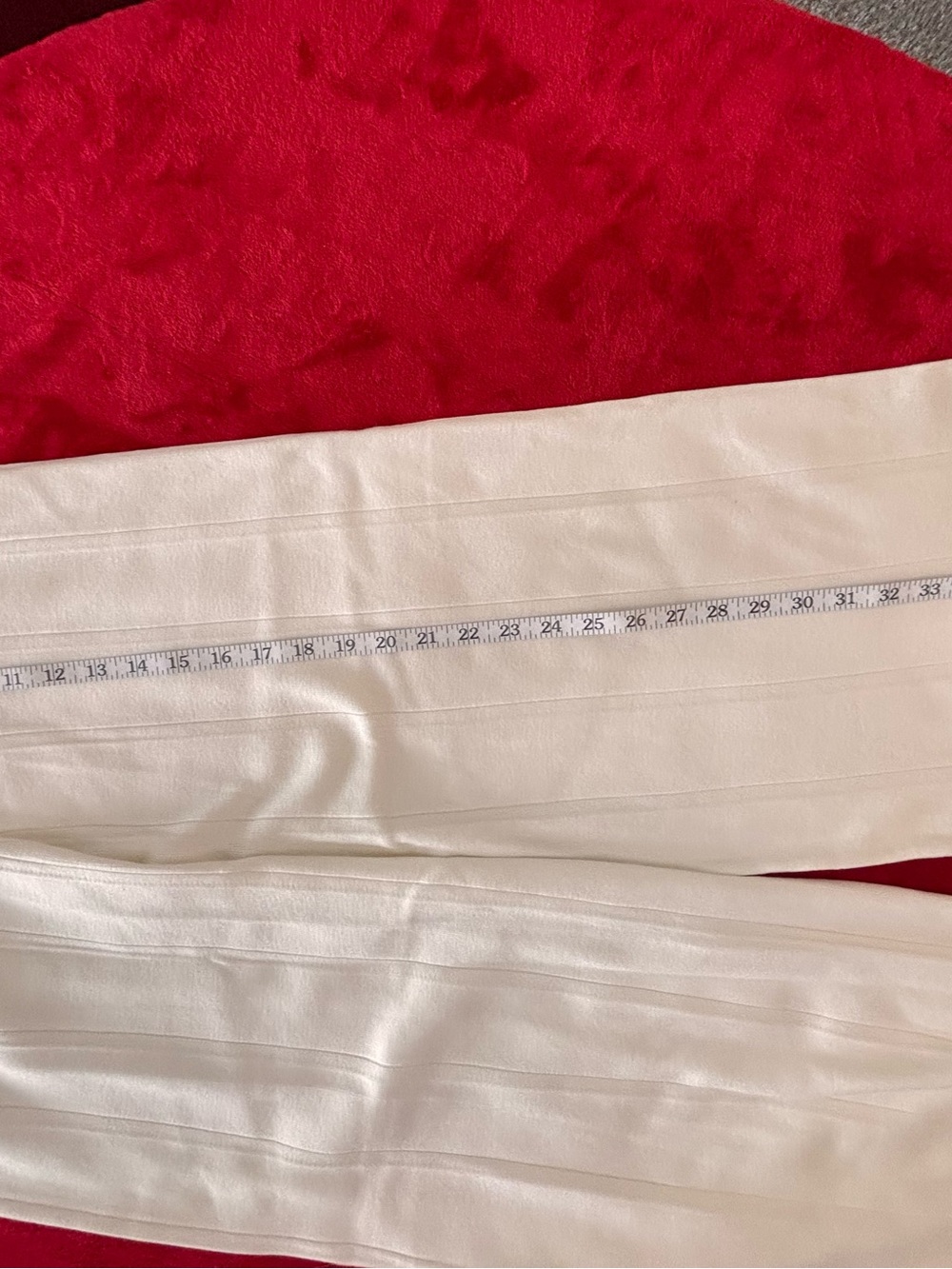White Two-Piece Wide Leg Set. Size S - Picture 7 of 16